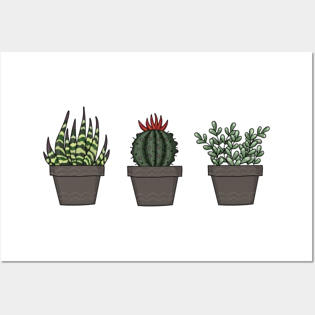 Cactus Wall Art by valentinahramov